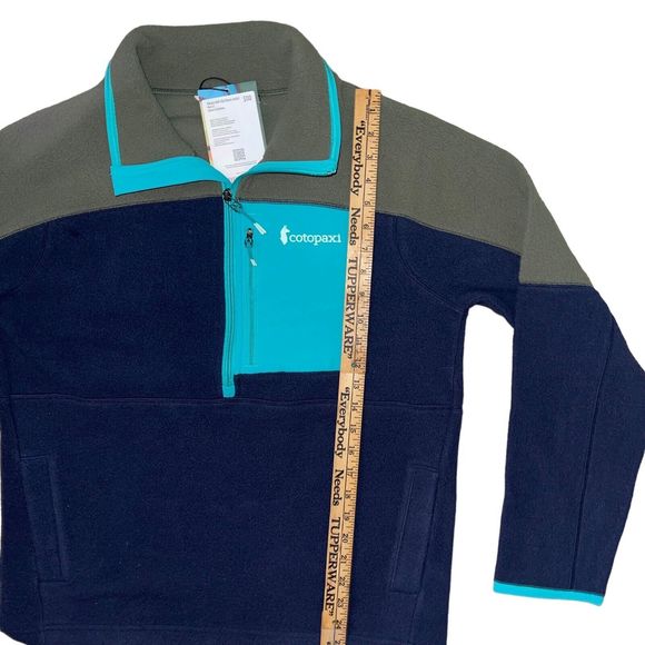 Cotopaxi Blue and Gray Fleece Pullover - Picture 4 of 6